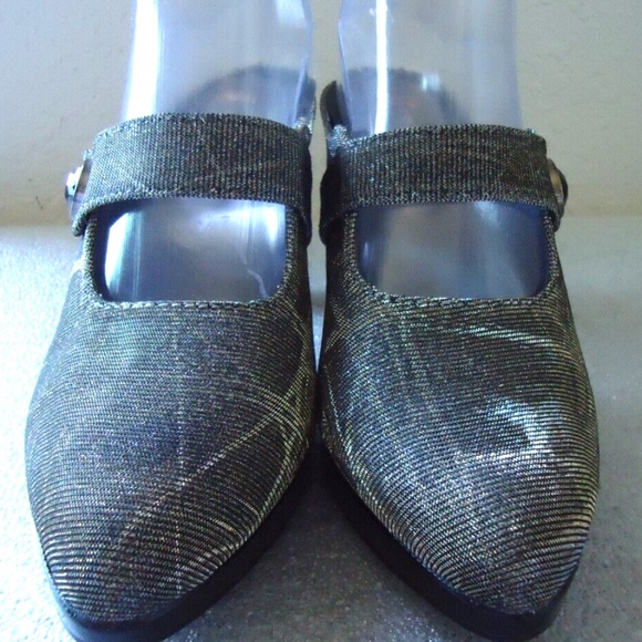 Co Cos Made in Corea 84D 250mm Women's Heel Glitter Selver Sandals Size-8/38 - Picture 7 of 13